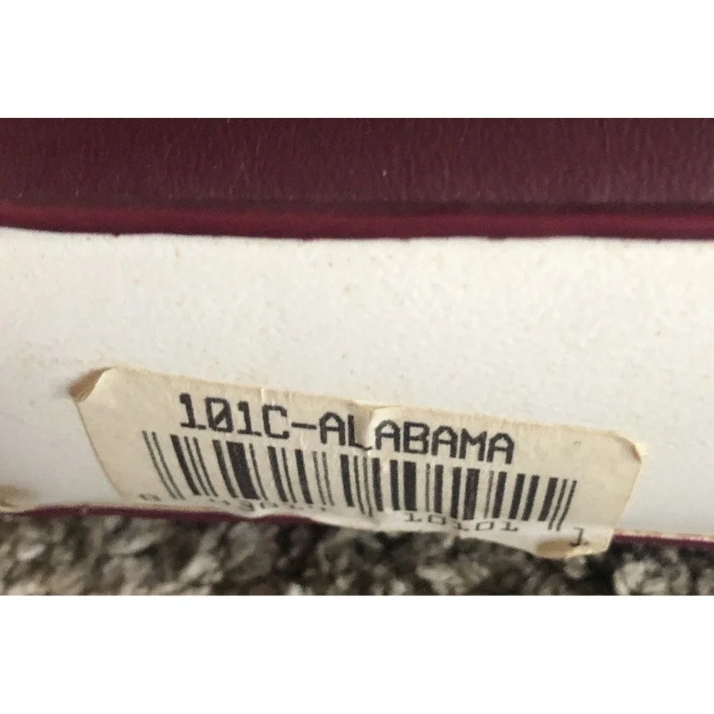 Vintage Alabama Crimson Tide Football Hardback Stadium Bleacher Cushion Seat